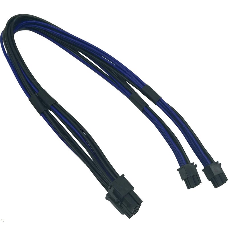 COMeap كابل محول طاقة بطاقة الفيديو COMeap مزدوج Mini 6 بن إلى 8 بن PCI Express لجهاز Mac Pro Tower/Power Mac G5 15 بوصة (38 سم) - Image 1